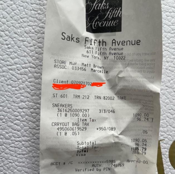 Authentic Christian Dior sneakers - Picture 11 of 12